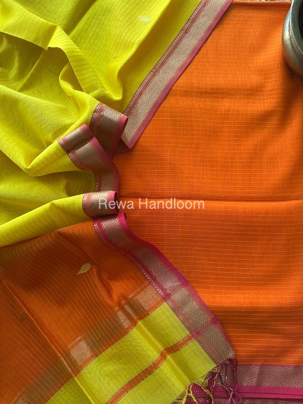 Maheshwari Motifs Top-Dupatta Set