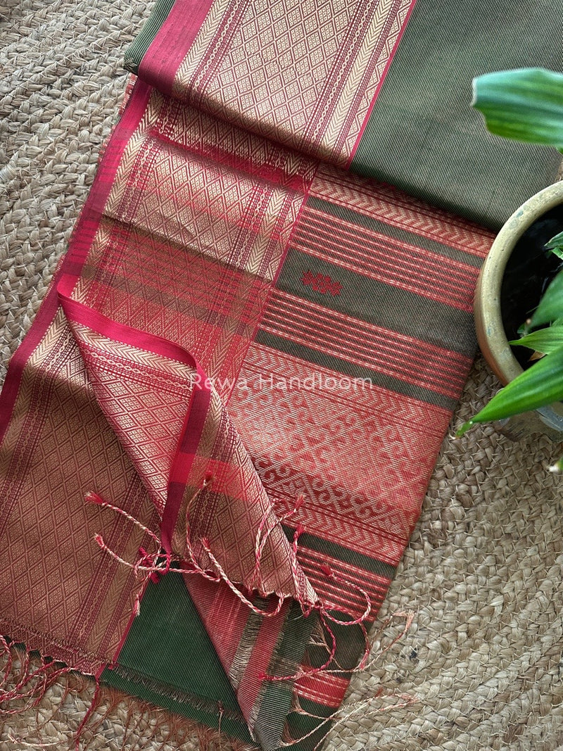 Maheshwari Tissue Rich Pallu Saree