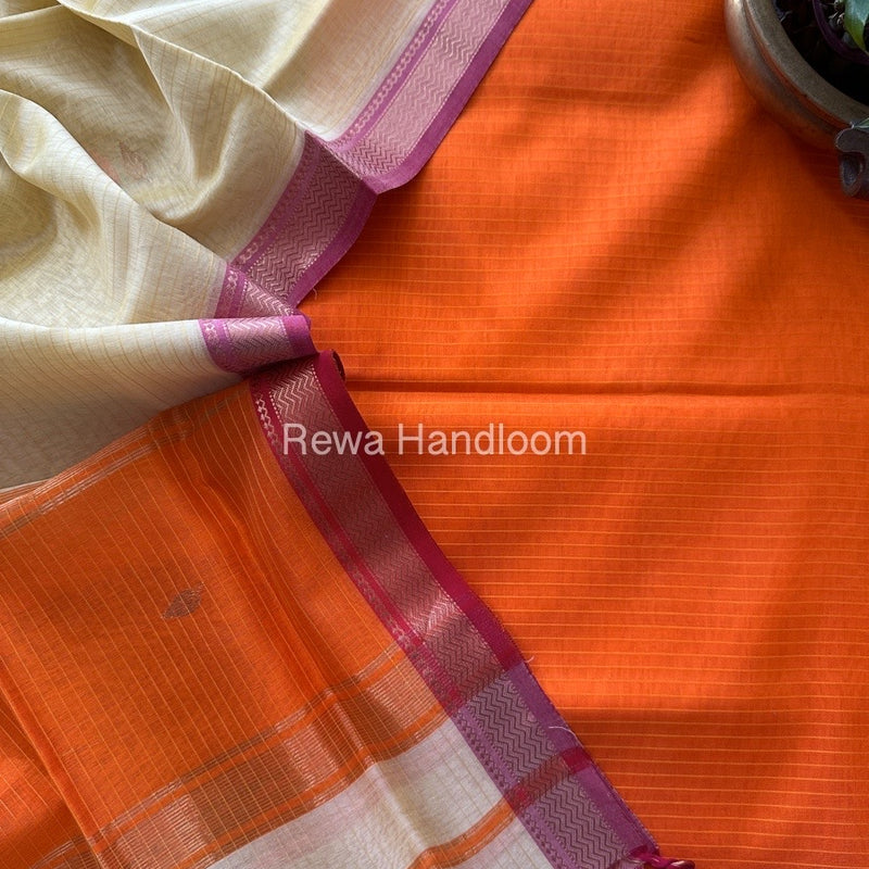 Maheshwari Motifs Top-Dupatta Set