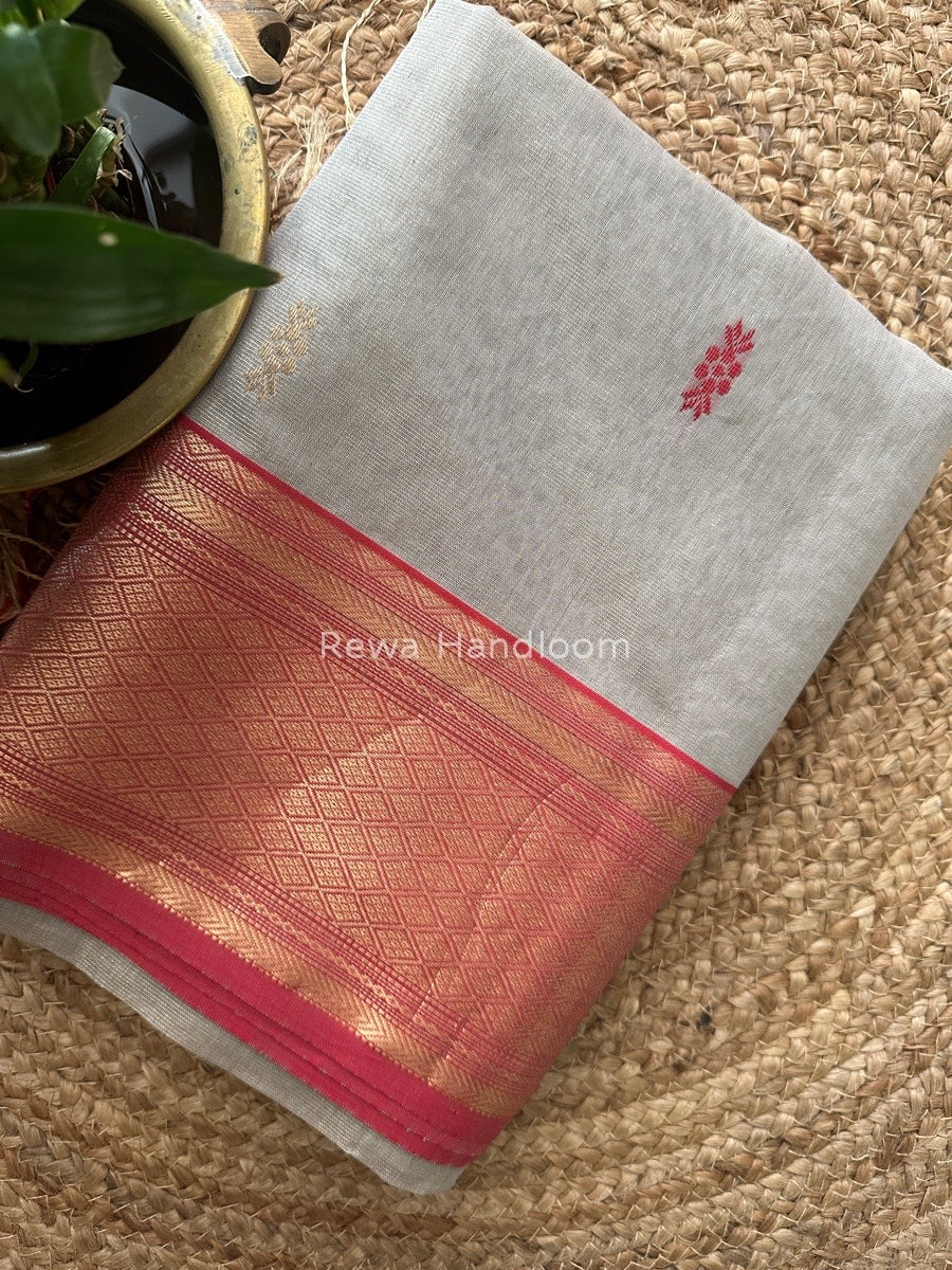 Maheshwari Tissue Rich Pallu Saree