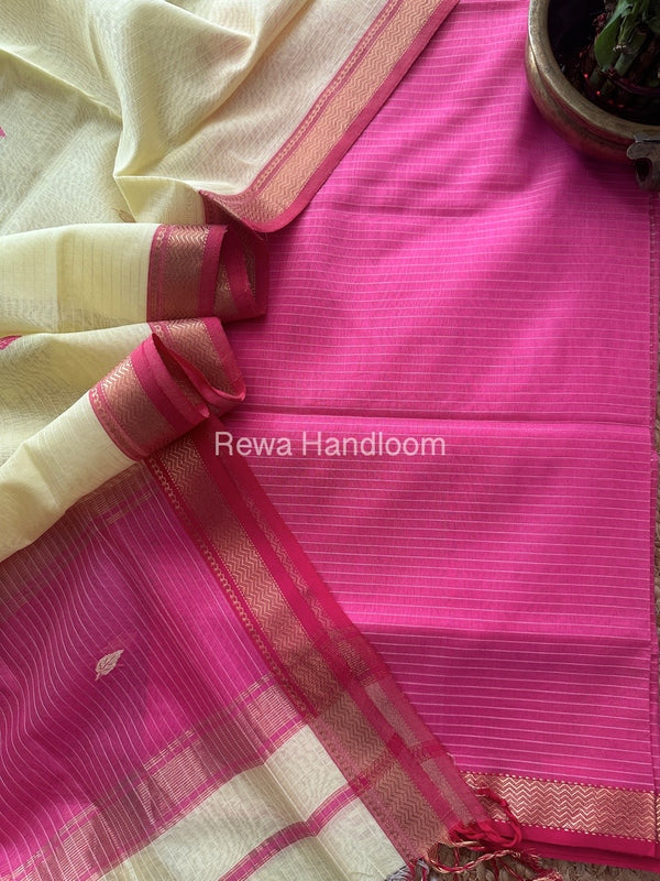 Maheshwari Motifs Top-Dupatta Set