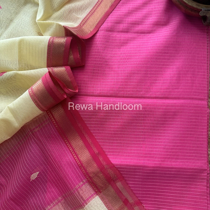 Maheshwari Motifs Top-Dupatta Set