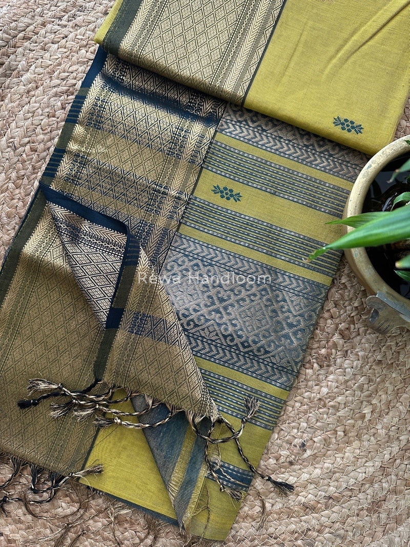 Maheshwari Tissue Rich Pallu Saree