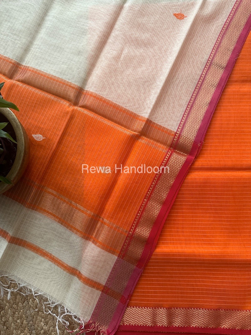 Maheshwari Rama Green-Maroon Top Dupatta Sets PST018