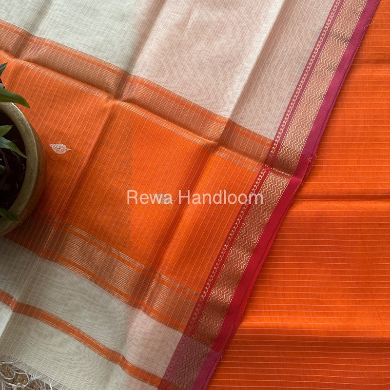 Maheshwari Rama Green-Maroon Top Dupatta Sets PST018