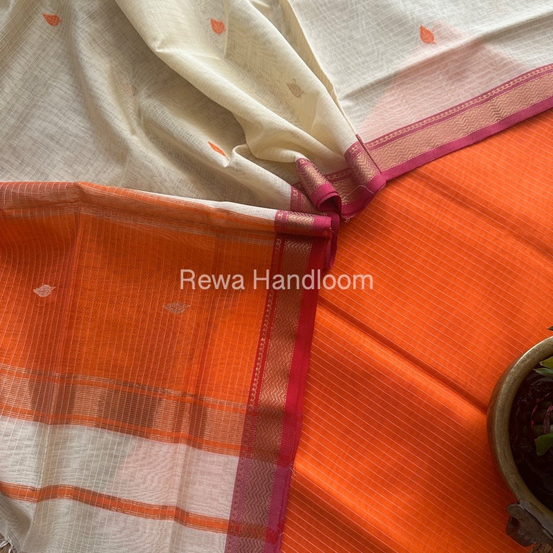 Maheshwari Rama Green-Maroon Top Dupatta Sets PST018