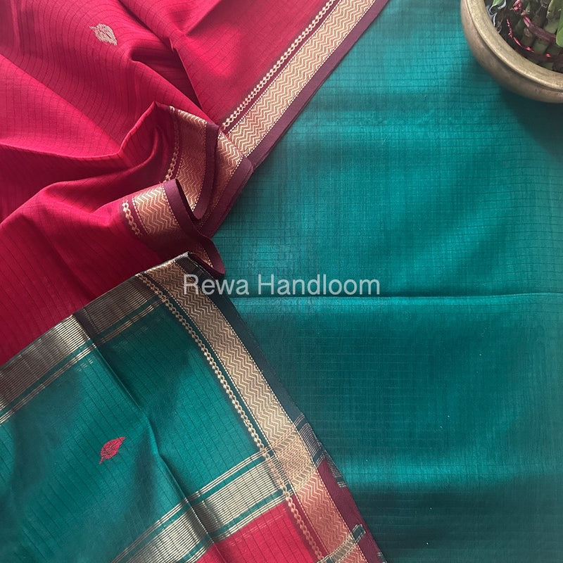 Maheshwari Motifs Top-Dupatta Set