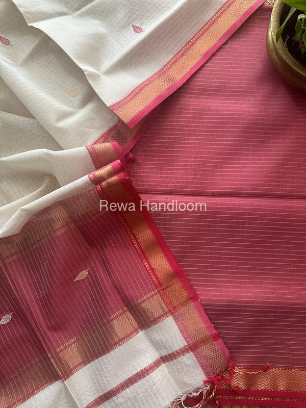 Maheshwari Motifs Top-Dupatta Set