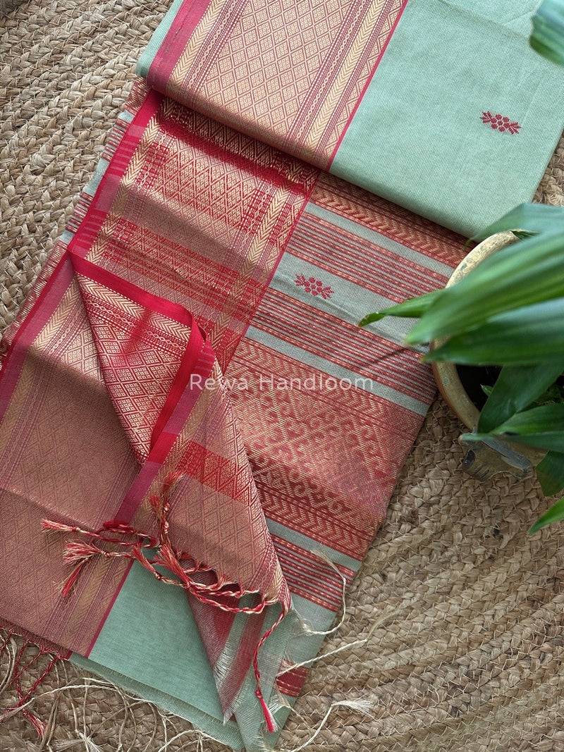 Maheshwari Tissue Rich Pallu Saree