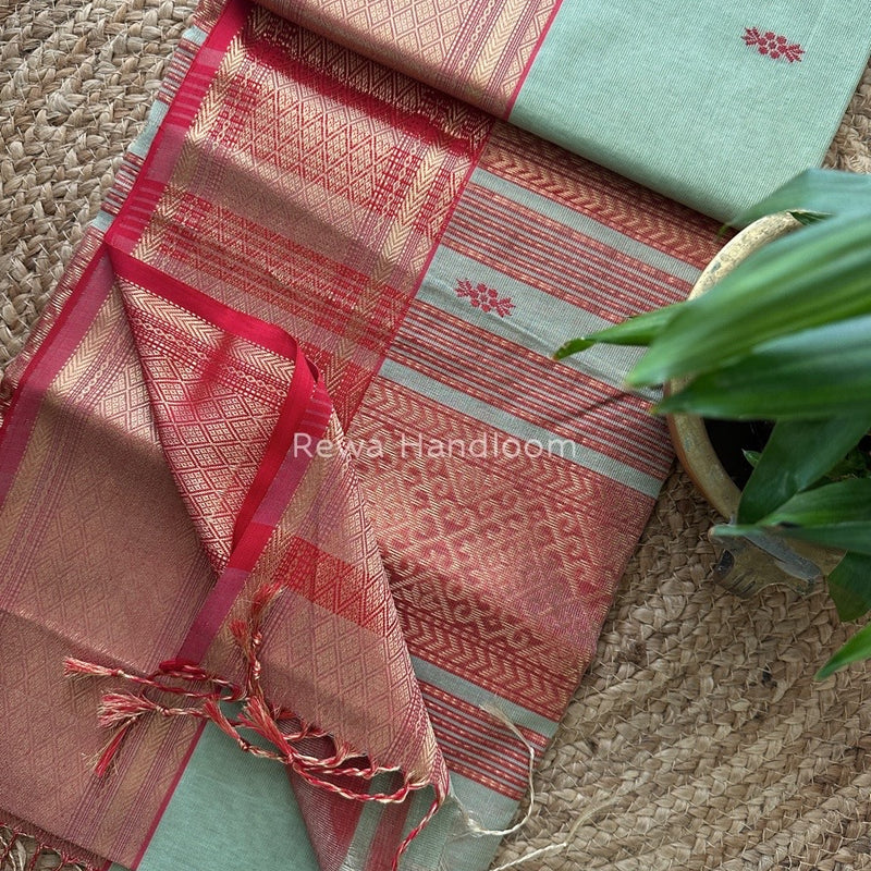 Maheshwari Tissue Rich Pallu Saree