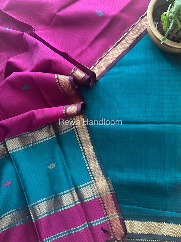 Maheshwari Motifs Top-Dupatta Set