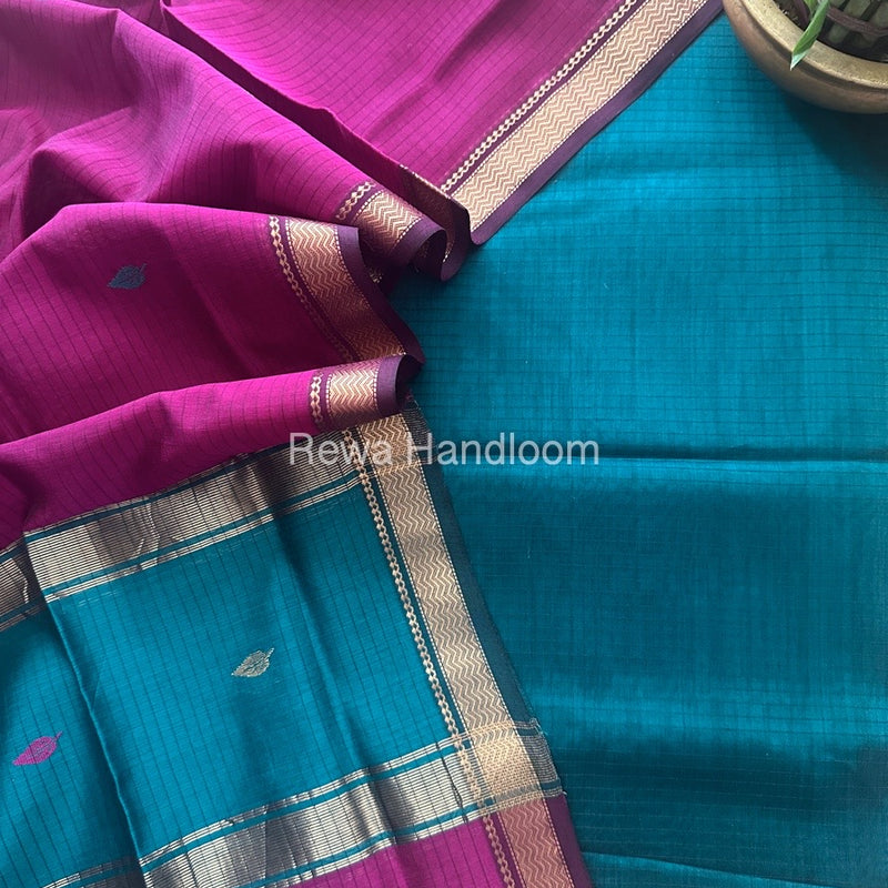 Maheshwari Motifs Top-Dupatta Set