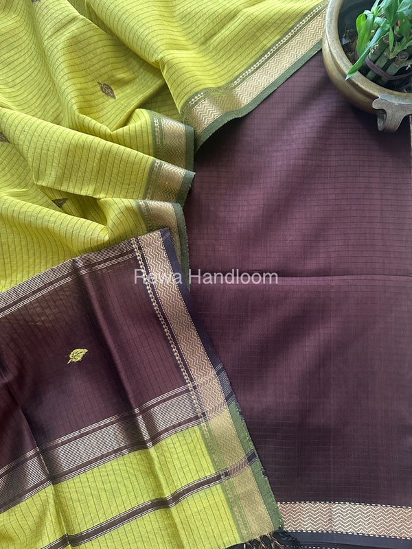 Maheshwari Motifs Top-Dupatta Set