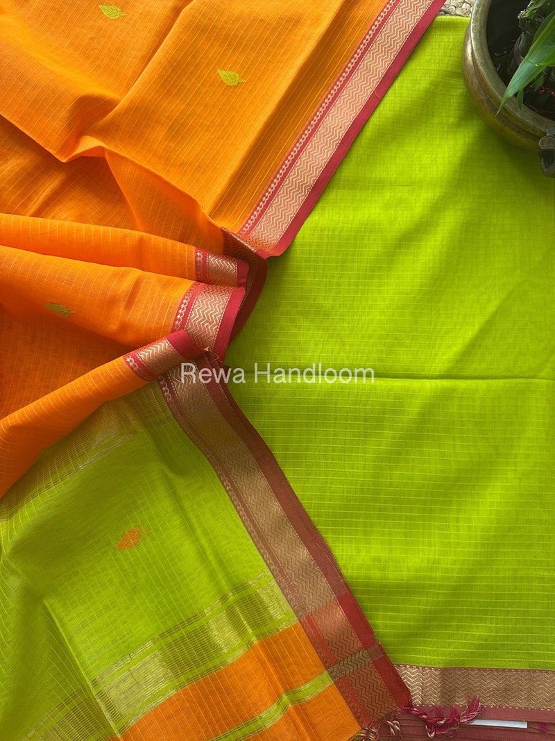 Maheshwari Motifs Top-Dupatta Set