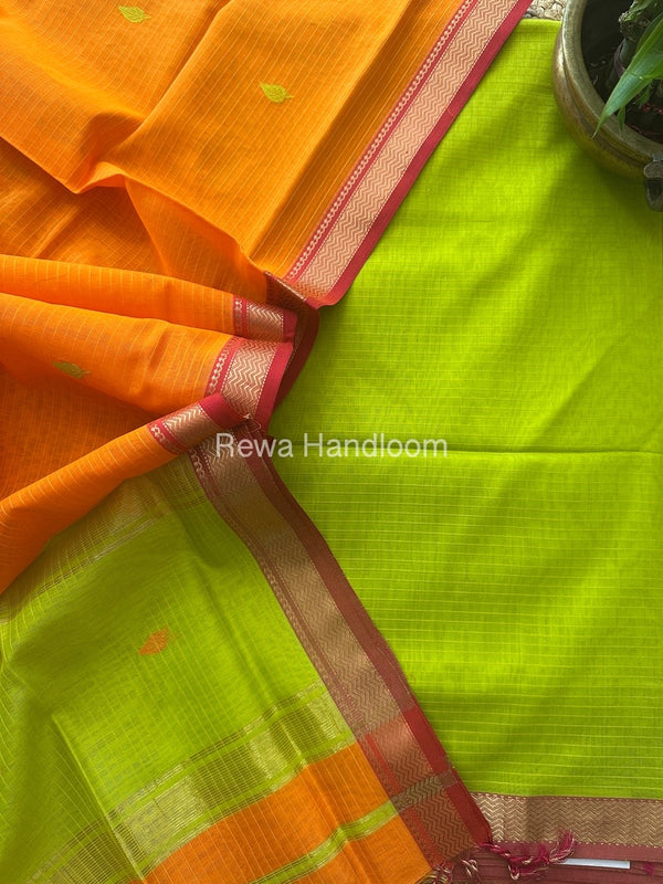 Maheshwari Motifs Top-Dupatta Set