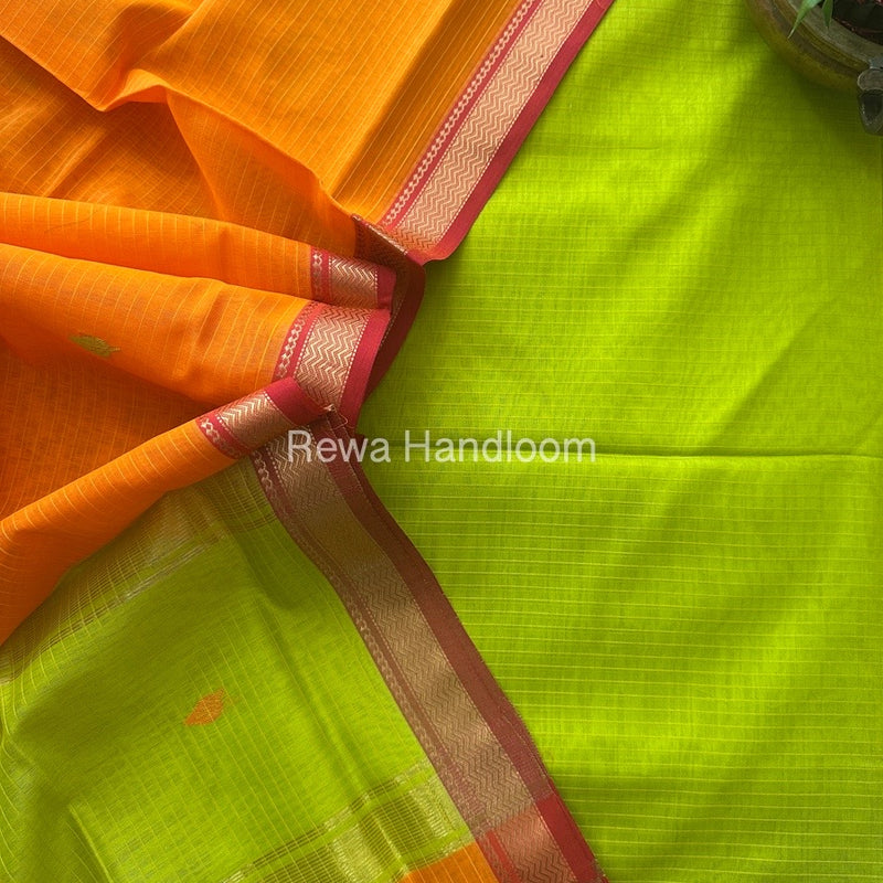 Maheshwari Motifs Top-Dupatta Set