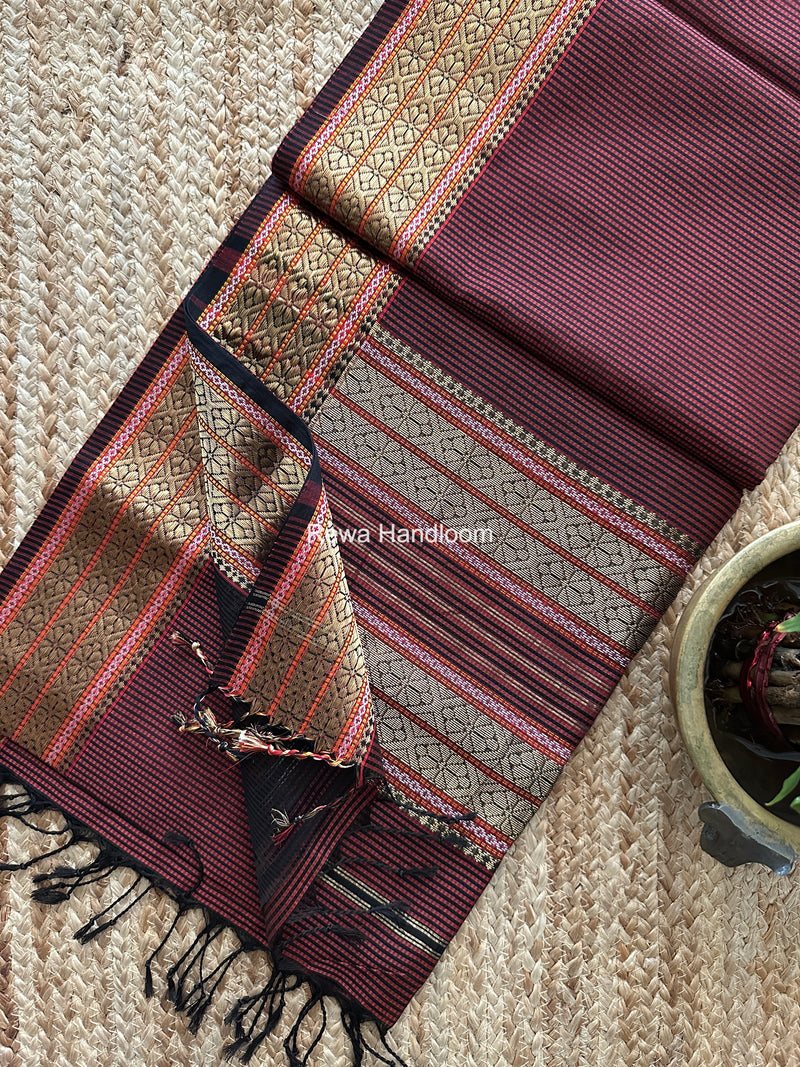 Maheshwari Garbha Reshami Rich Pallu Silk Saree
