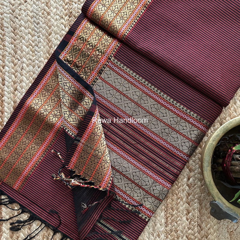 Maheshwari Garbha Reshami Rich Pallu Silk Saree