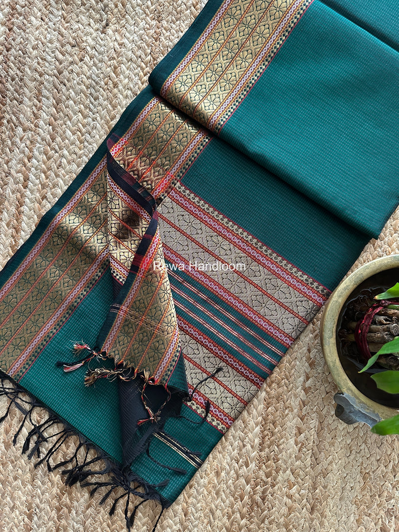 Maheshwari Garbha Reshami Rich Pallu Silk Saree