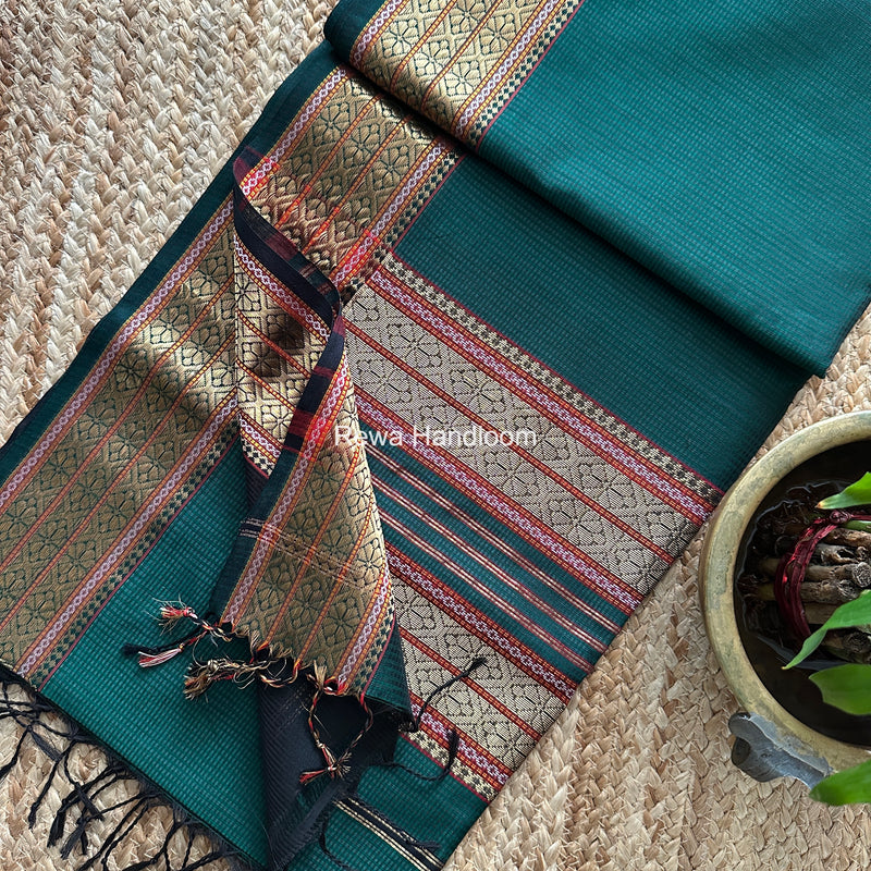 Maheshwari Garbha Reshami Rich Pallu Silk Saree