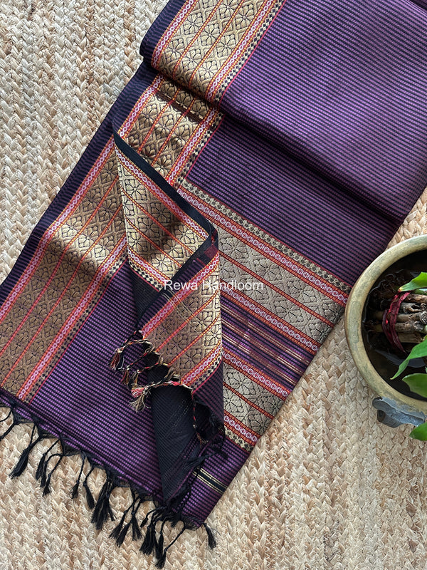 Maheshwari Garbha Reshami Rich Pallu Silk Saree