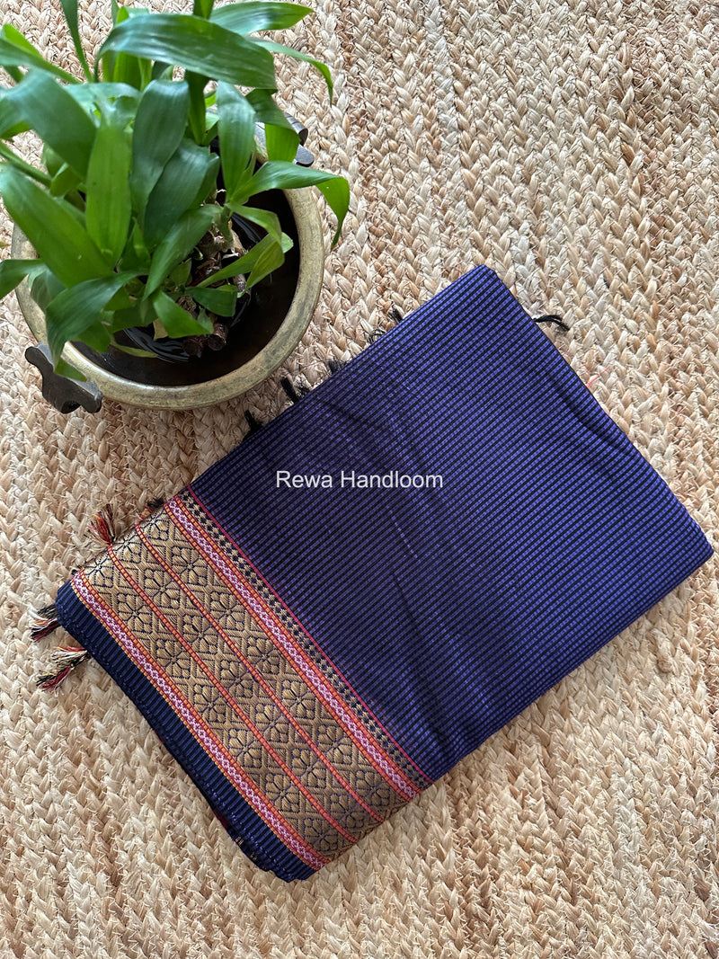 Maheshwari Violet Garbha Reshami Rich Pallu Silk Saree GRS04