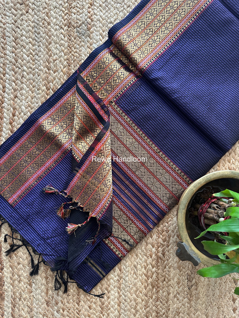 Maheshwari Garbha Reshami Rich Pallu Silk Saree