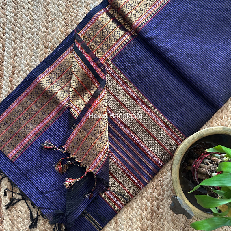 Maheshwari Garbha Reshami Rich Pallu Silk Saree