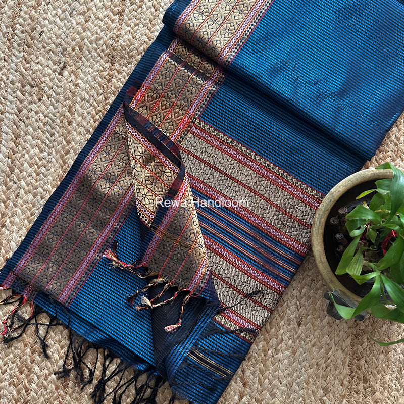 Maheshwari Garbha Reshami Rich Pallu Silk Saree