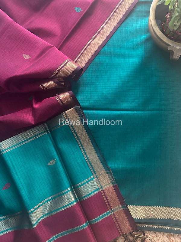 Maheshwari Motifs Top-Dupatta Set