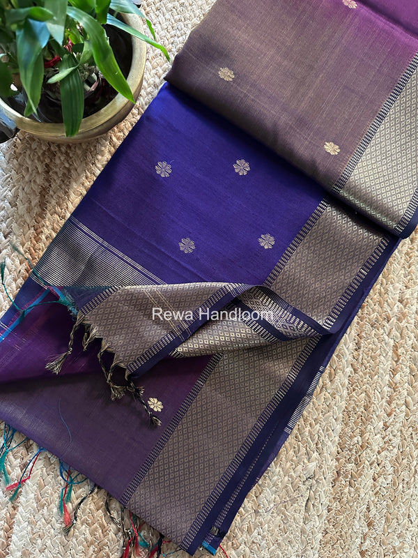 Maheshwari Flower Butti Saree
