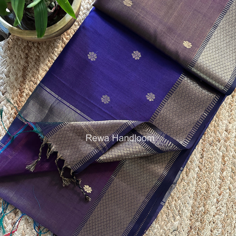 Maheshwari Flower Butti Saree