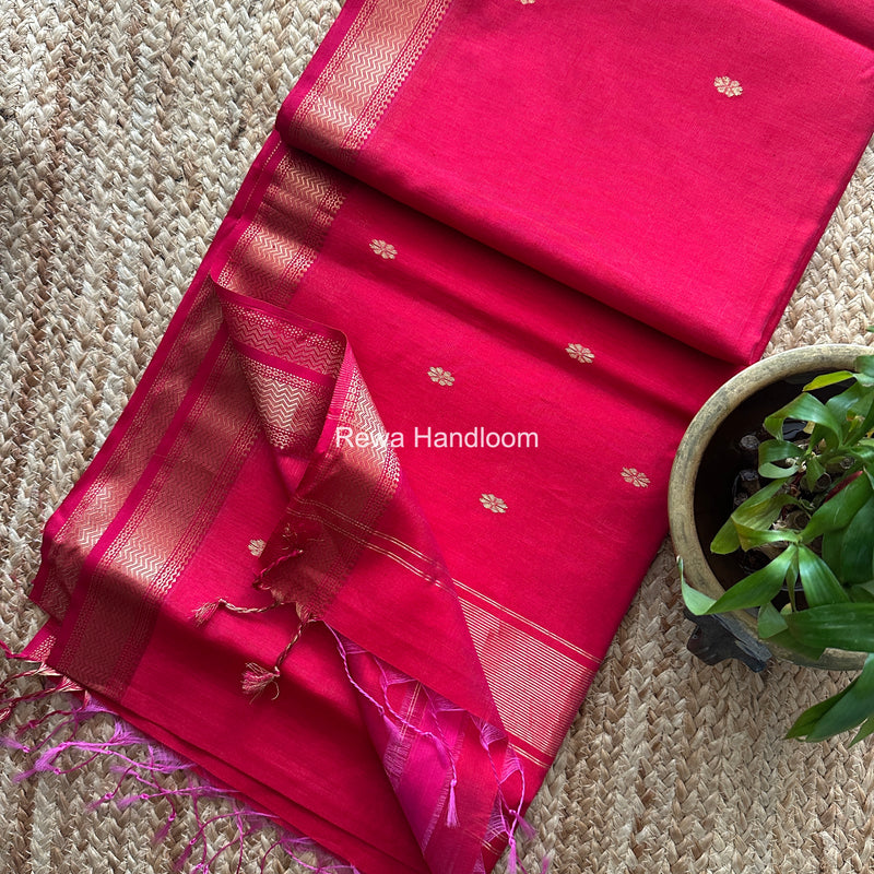 Maheshwari Aami Butti Saree