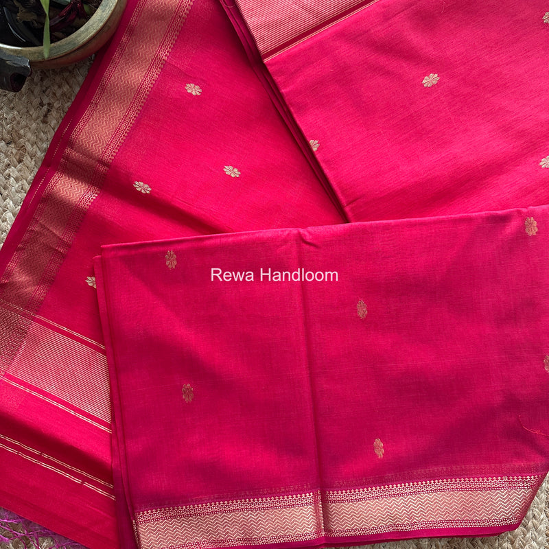 Maheshwari Red Aami Butti Saree SBT0097