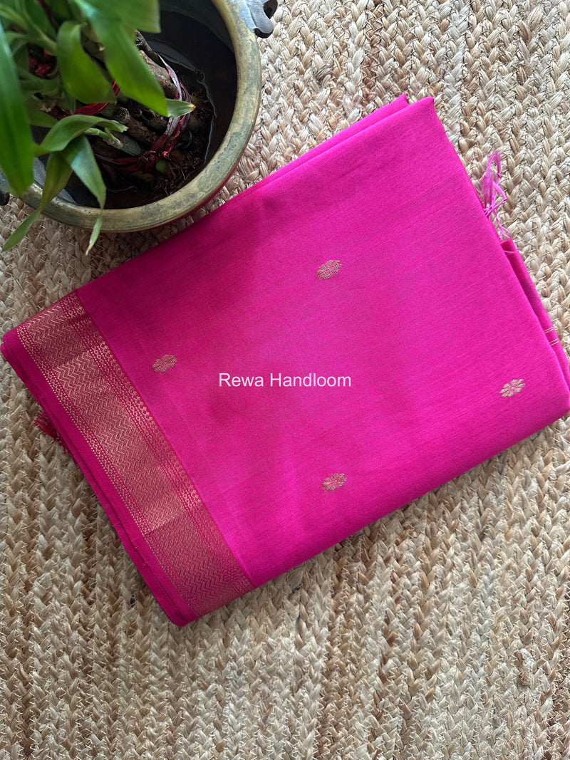 Maheshwari Magenta Aami Butti Saree SBT0099