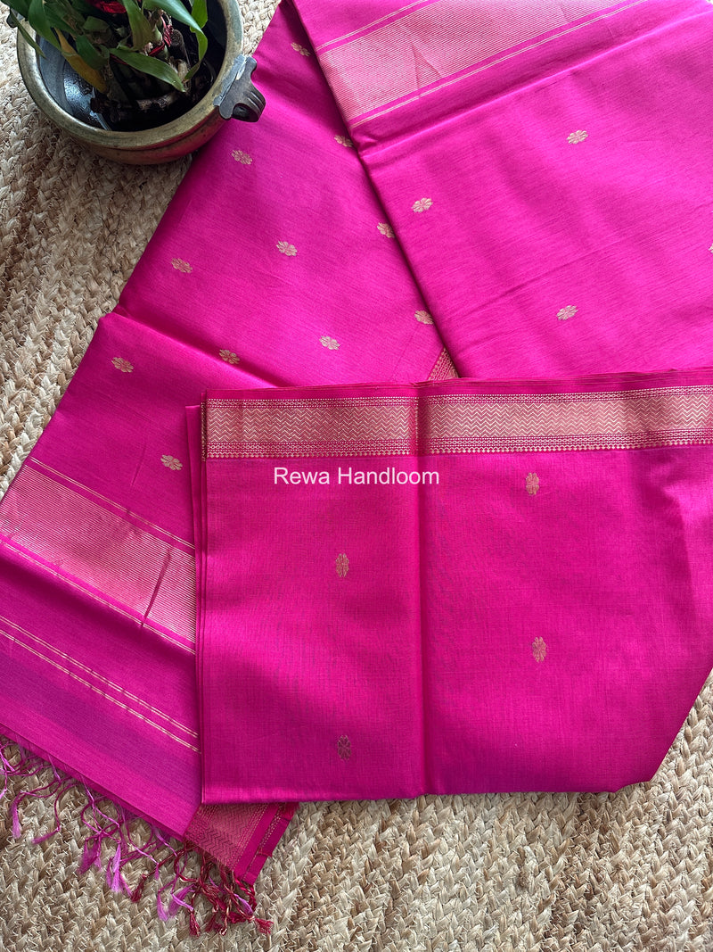 Maheshwari Magenta Aami Butti Saree SBT0099