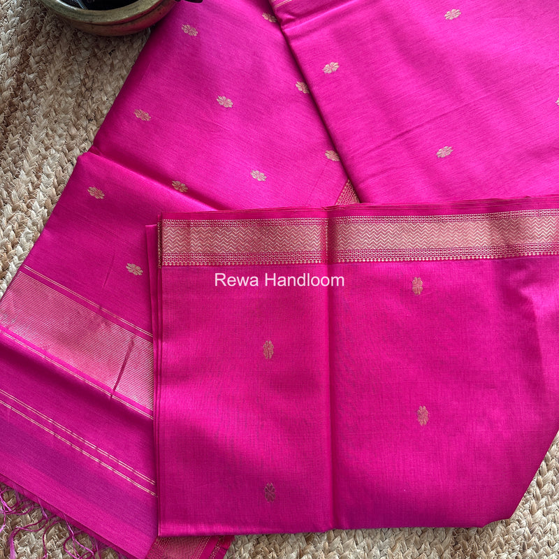 Maheshwari Magenta Aami Butti Saree SBT0099