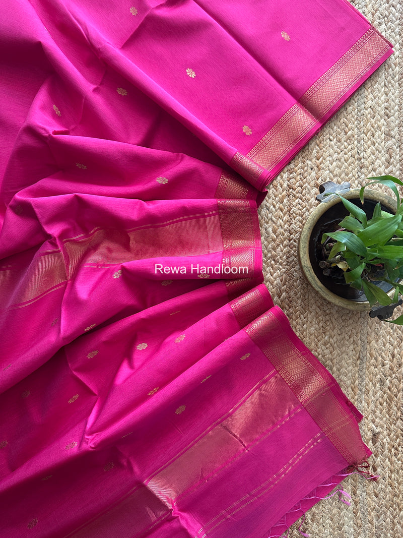 Maheshwari Magenta Aami Butti Saree SBT0099