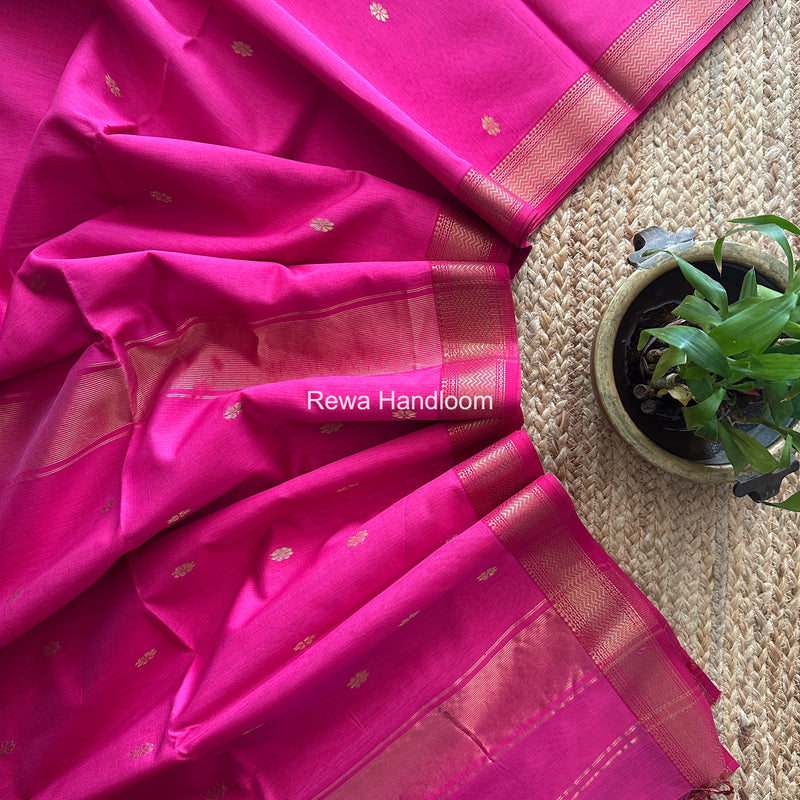 Maheshwari Magenta Aami Butti Saree SBT0099