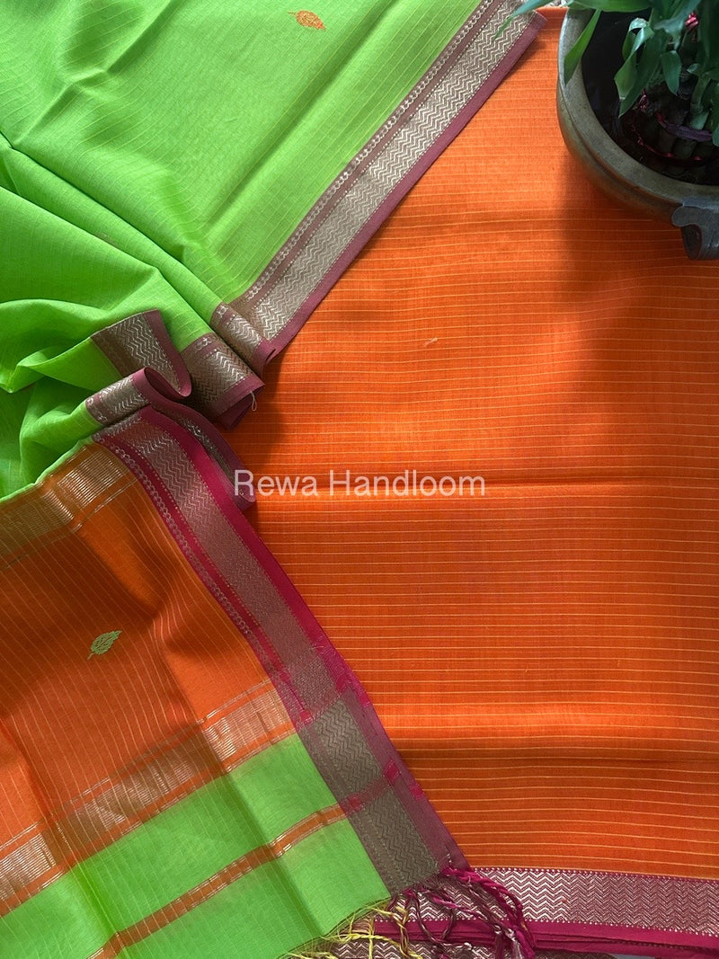 Maheshwari Motifs Top-Dupatta Set 