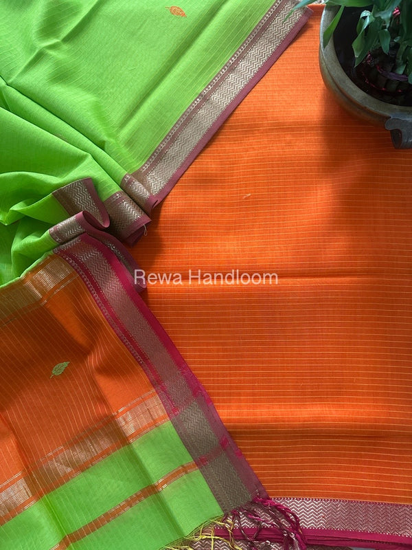 Maheshwari Motifs Top-Dupatta Set 