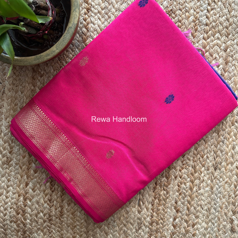 Maheshwari Magenta Aami Butti Saree SBT0094