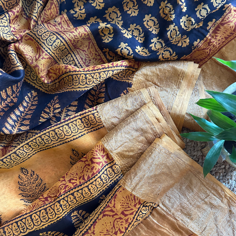 Maheshwari  Bagh Print Saree