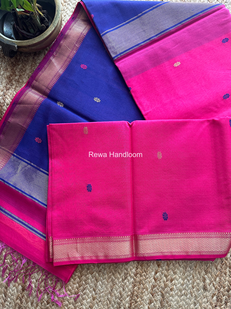 Maheshwari Magenta Aami Butti Saree SBT0094