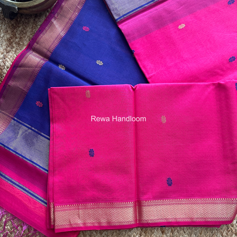 Maheshwari Magenta Aami Butti Saree SBT0094