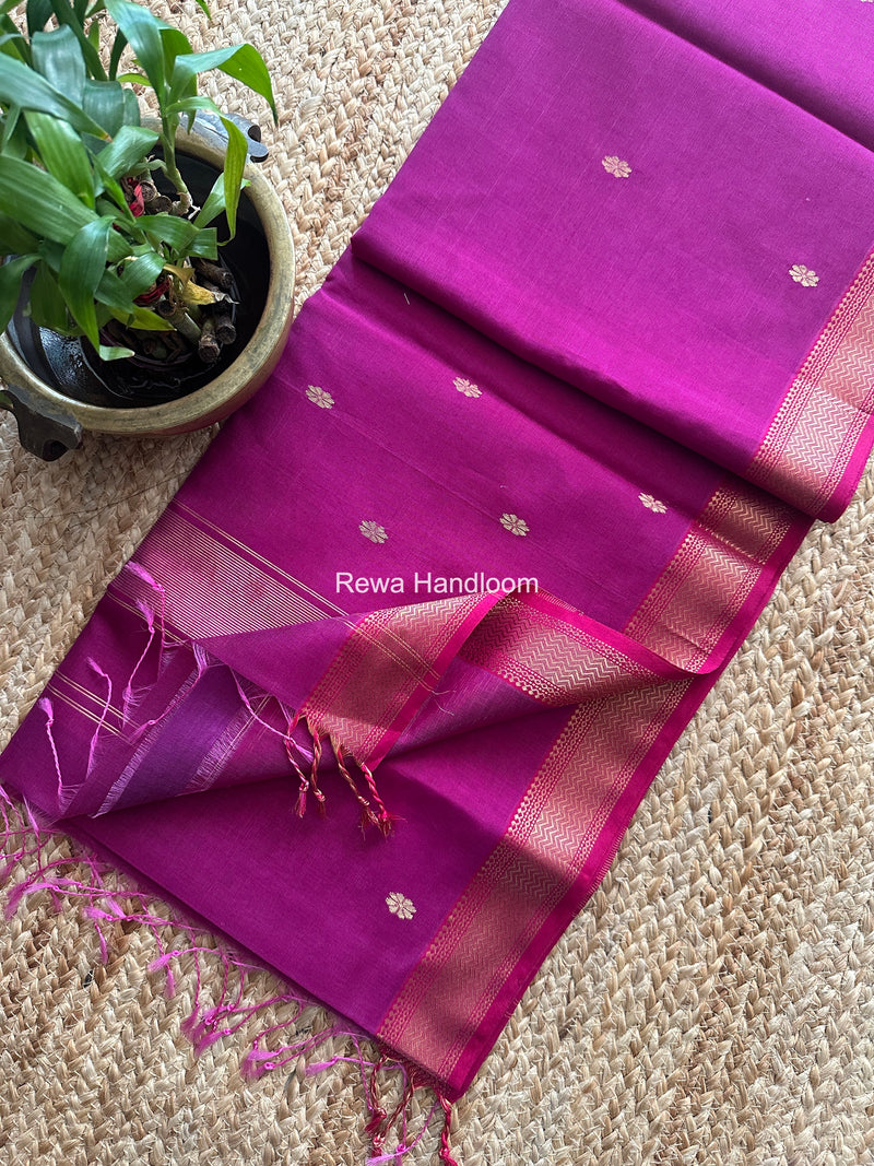 Maheshwari Aami Butti Saree
