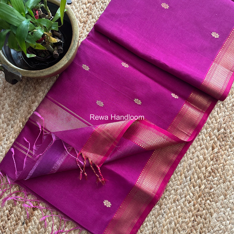 Maheshwari Aami Butti Saree
