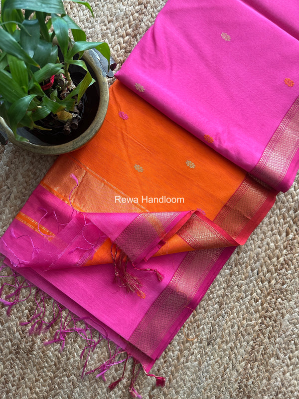 Maheshwari Aami Butti Saree