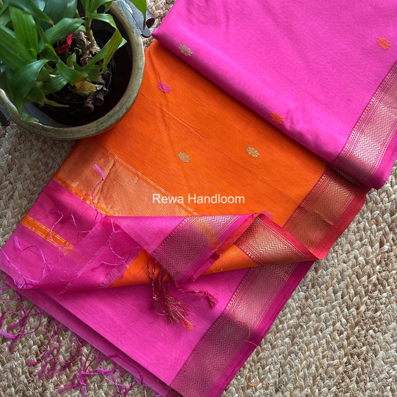 Maheshwari Aami Butti Saree