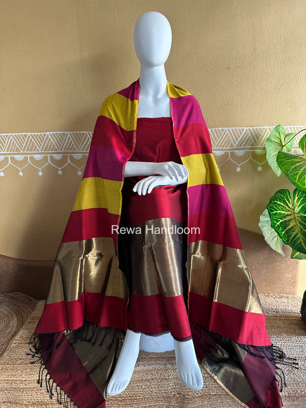 Maheshwari Top-Dupatta